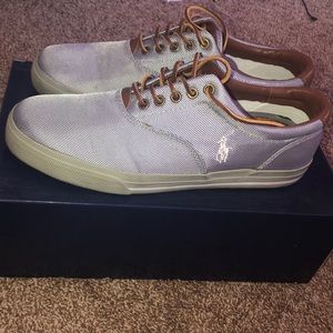 Gray Ralph Lauren Sneakers